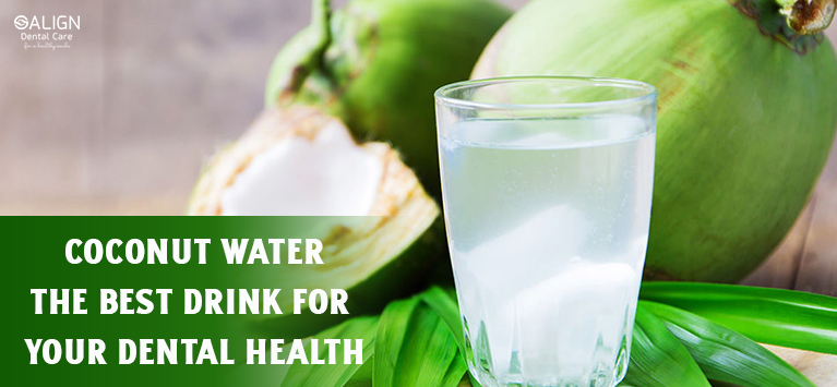 Oral benefits of Coconut Water