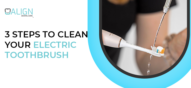 3 Steps to Clean Your Electric Toothbrush
